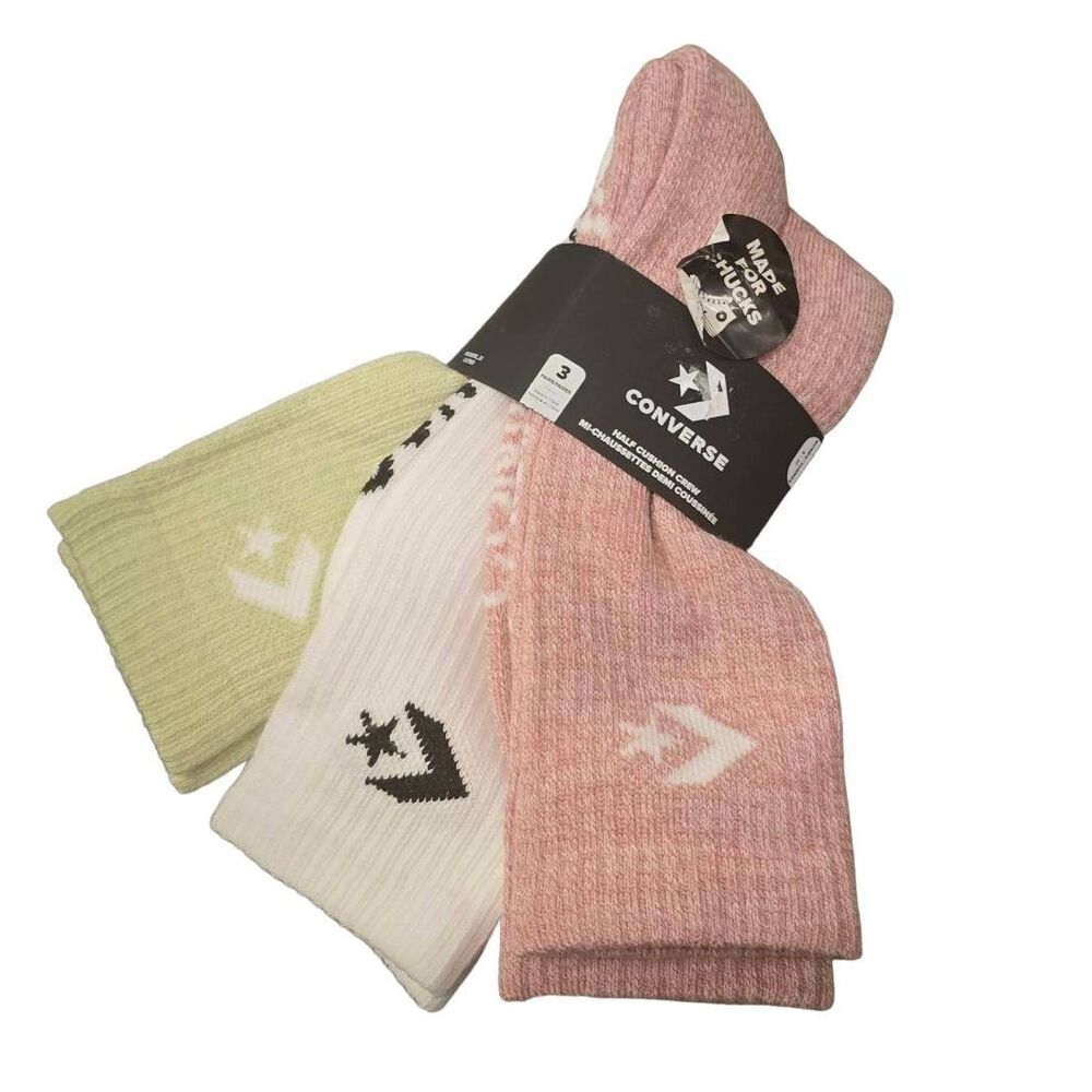 Converse Made For Chucks Half Cushion Crew 3PK Socks